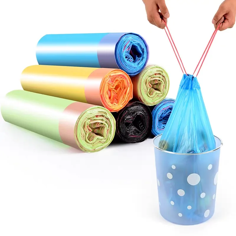 Одноразовые утолщенные мешки для мусора в стиле жилета пластиковые мытья кухни 15