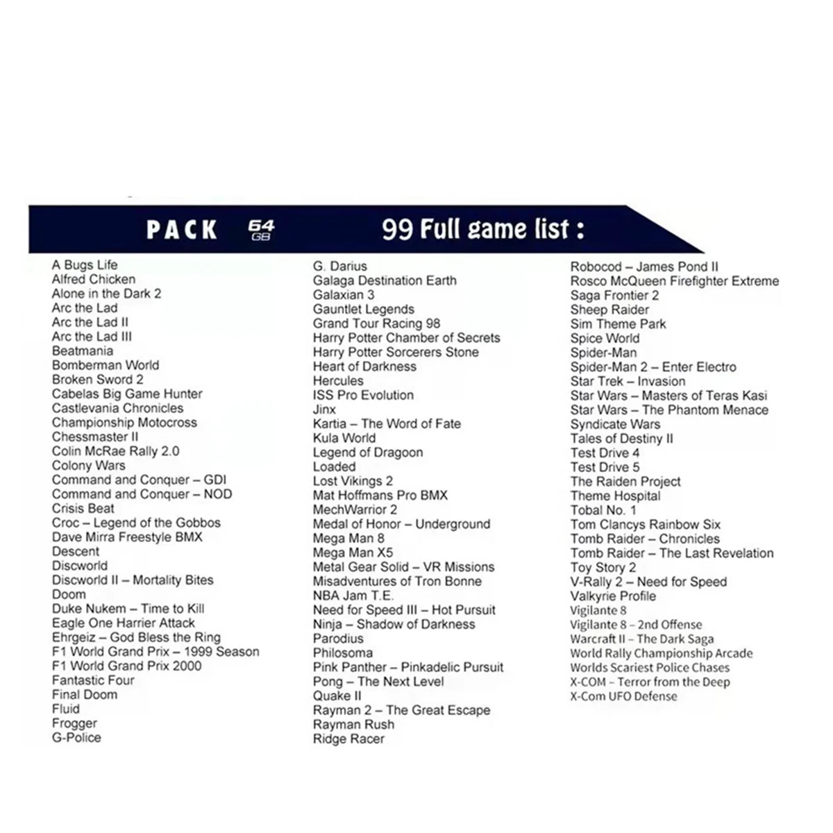 Игровая консоль для True Blue Mini PACK 64 ГБ