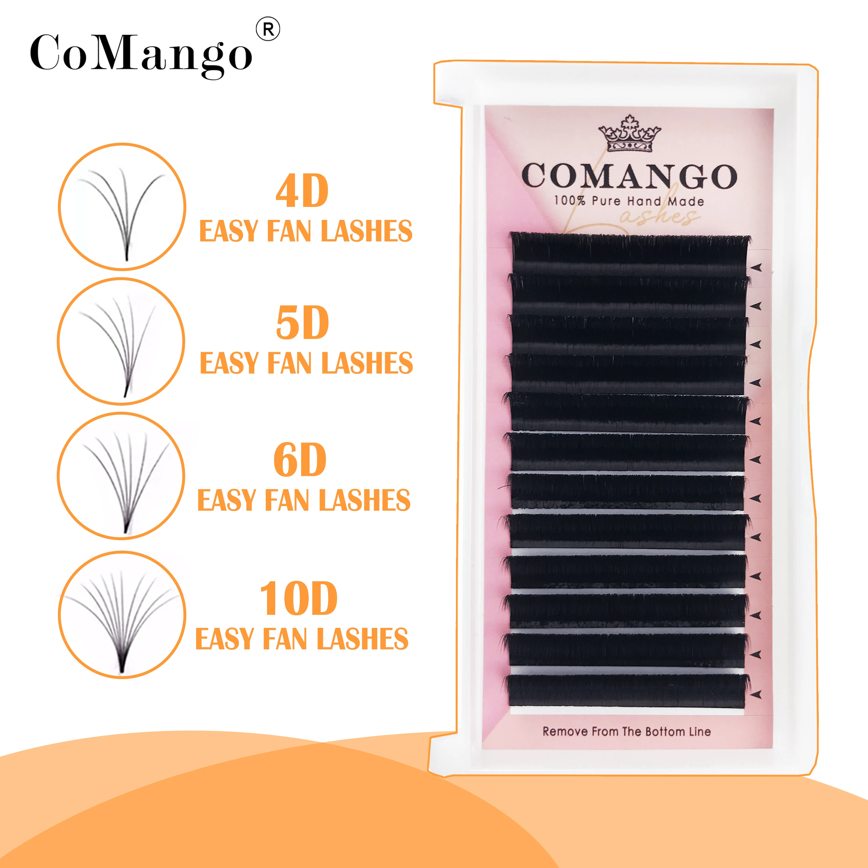 

Faux Mink Diy Lashes Extension Dark Easy Fan Lashes Extensions Blooming Eyelashes Flare Eyelashes Russian Volume Lash Fan Easy