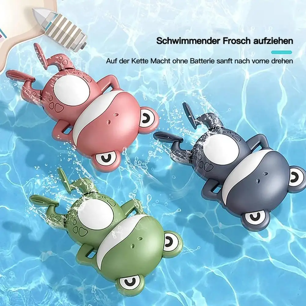 

Baby Bath Toys For Children Baby Bath Swimming Bath Toy Cute Frogs Clockwork Bath Toy Wind-up Clockwork Toy