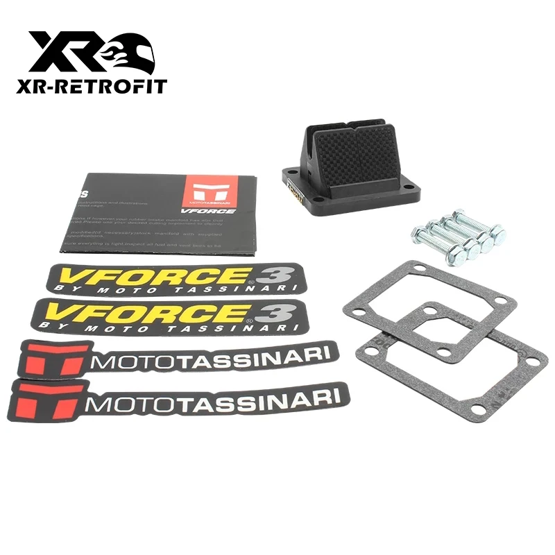 

Motorcycle V3144 V-FORCE 3 Carbon Fiber Reed Valve Kit For Yamaha YZ125 YZ 125 RXZ RXZ-D Y15ZR Y125Z RX115