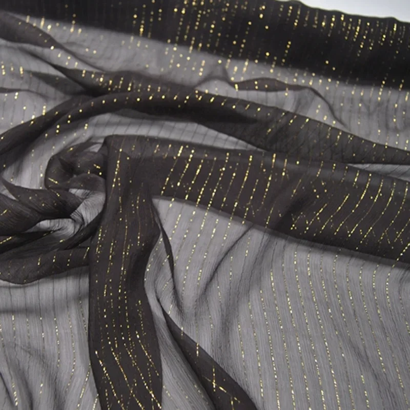 Мерцающая блестящая ткань жаккардовая для платьев