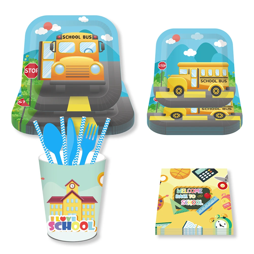 Наборы одноразовой столовой посуды для детвечерние дня рождения |