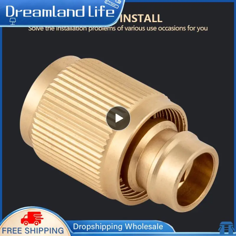 

Universal Brass Quick Connector 1/2 Faucet Connector Washing Machine Hose Pipe Connector Nozzle For Faucet Kitchen Accessories