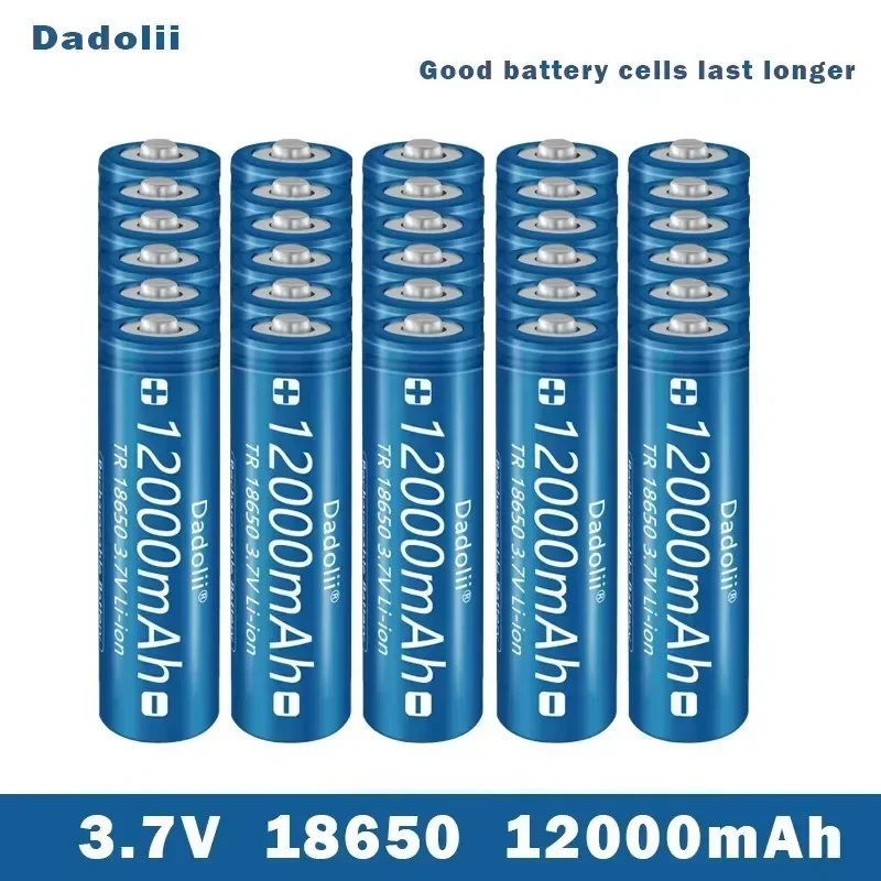 Литий-ионная аккумуляторная батарея для фонарика 18650 В 3. 718650 емкость мАч 12000 г.