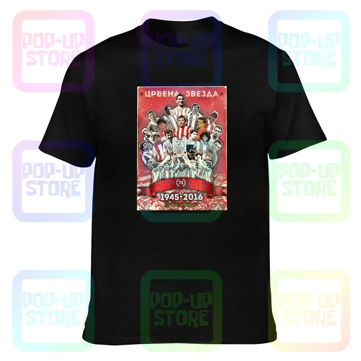 Футболка Meme Fan Stella Rossa Belgrado Serbia Crvena Zvezda 1 редкая удобная футболка