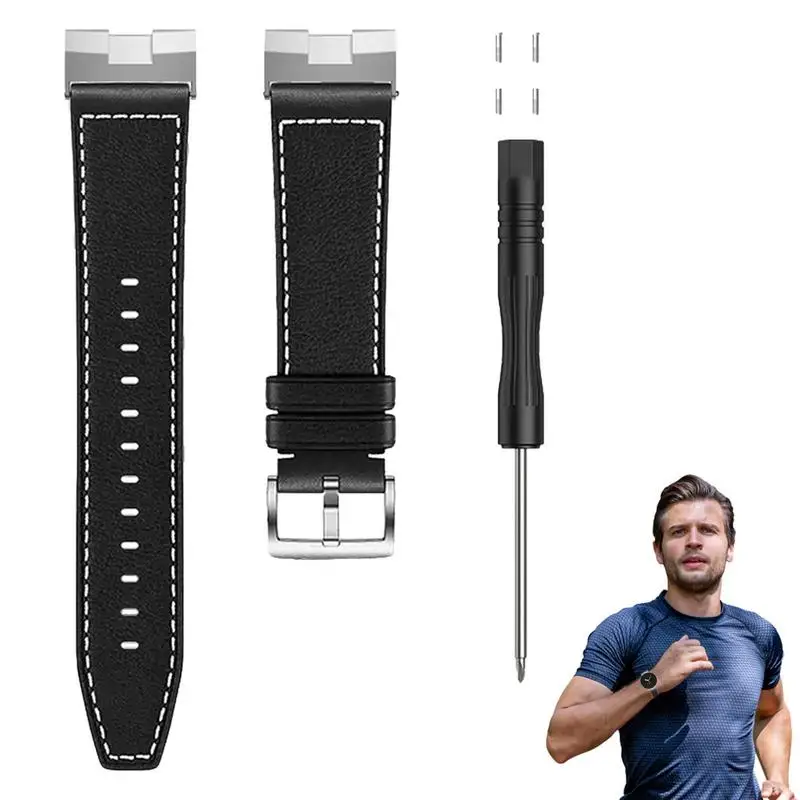 

New Leather Strap Smart Watch Bracelet ForHuawei Watch GT Cyber Soft Watch Strap Wristband Watch Replacement Parts