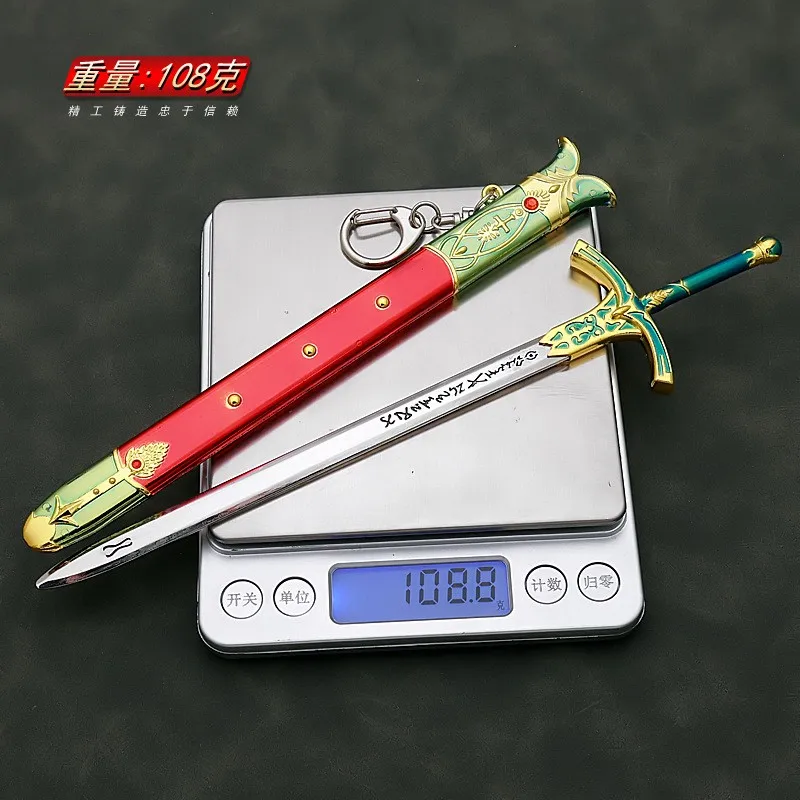 22 см калибберный меч Altria Pendragon Fate Stay Night Game аниме товары 1:6 металлическая модель