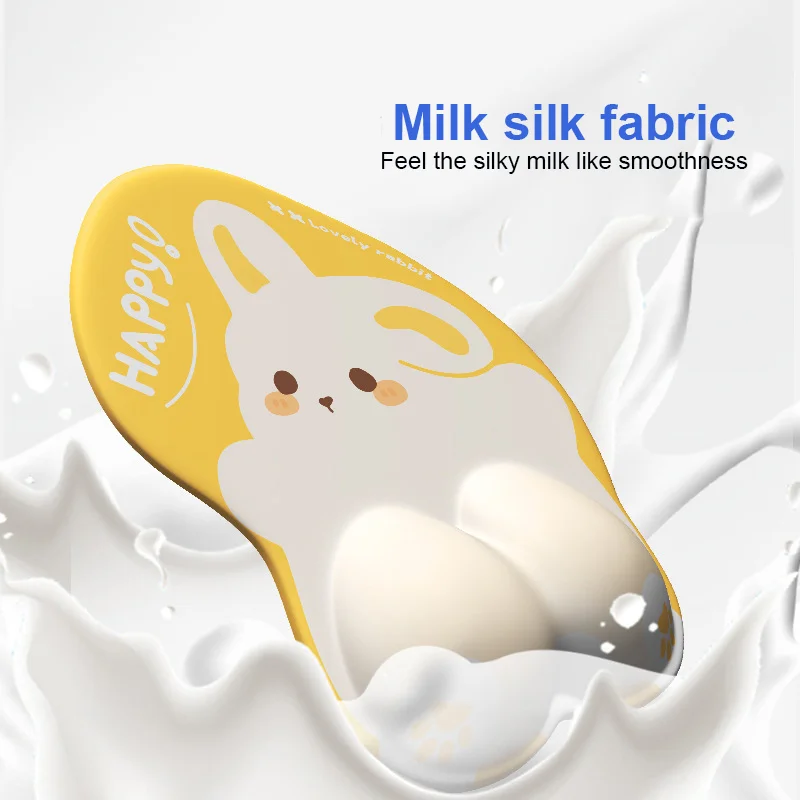 Коврик для мыши на запястье с симпатичным кроликом и ягодицами дизайнерская