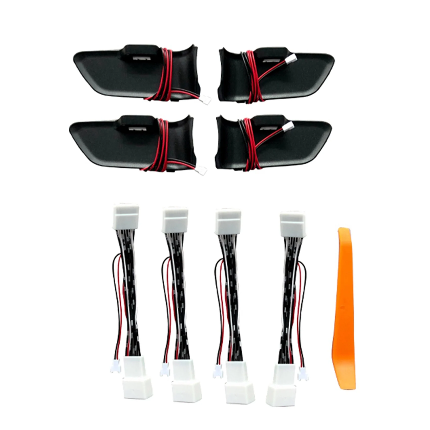 

Для Toyota Corolla 2020 2021 2022, подлокотник для двери, атмосфера, женское интерьерное оформление, голубая дверная чаша, ручка, фоторамка