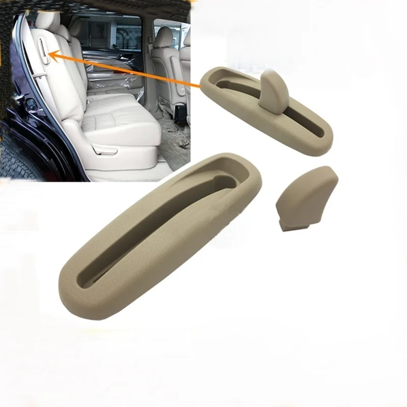 

For Hon-da Odyssey 2005-2008 Middle row seat handle button Trim frame of backrest adjustment handle Button trim cover