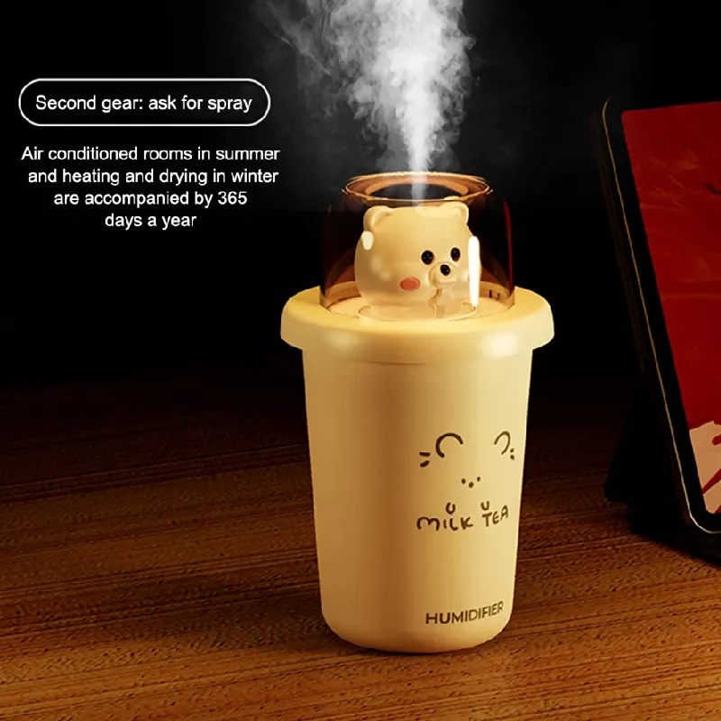 

NEW2023 USB Air Humidifier 360ML Ultrasonic Aromatherapy Essential Oil Diffuser Cool Mist Maker Color LED Night Lights Humidific