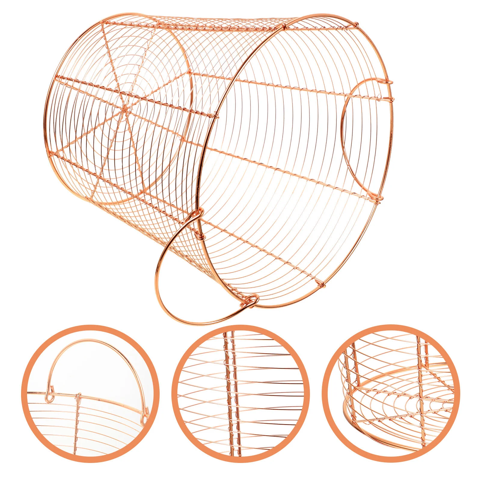 

Grocery Basket Sundries Metal Wire Toy Storage Baskets Household Organizer Multipurpose
