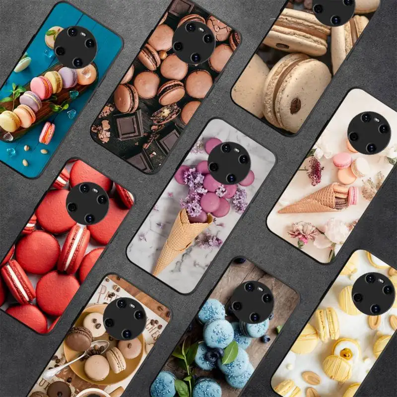 

Macaron Phone Case for Redmi 8 9 9A for Samsung J5 J6 Note9 for Huawei NOVA3E Mate20lite cover