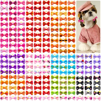 10/20/30pcs Small Dog Decorated Hair Bows Dog Bows Small Dogs Cat Grooming Accessories Dog Hair Rubber Bands Pet Supplies 1