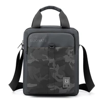 high quality mens shoulder bag boys crossbody bag business nylon man messenger bag male briefcase handbagsa4 can be loaded