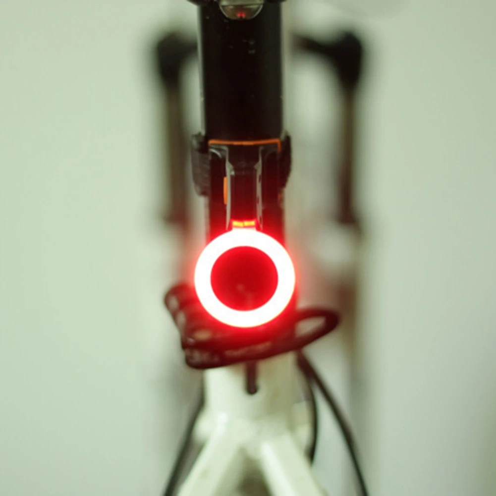

Задний фсветильник рь для велосипеда, задний фонарь USB с зарядным кабелем, водонепроницаемые износостойкие аксессуары, прочный черный в фор...