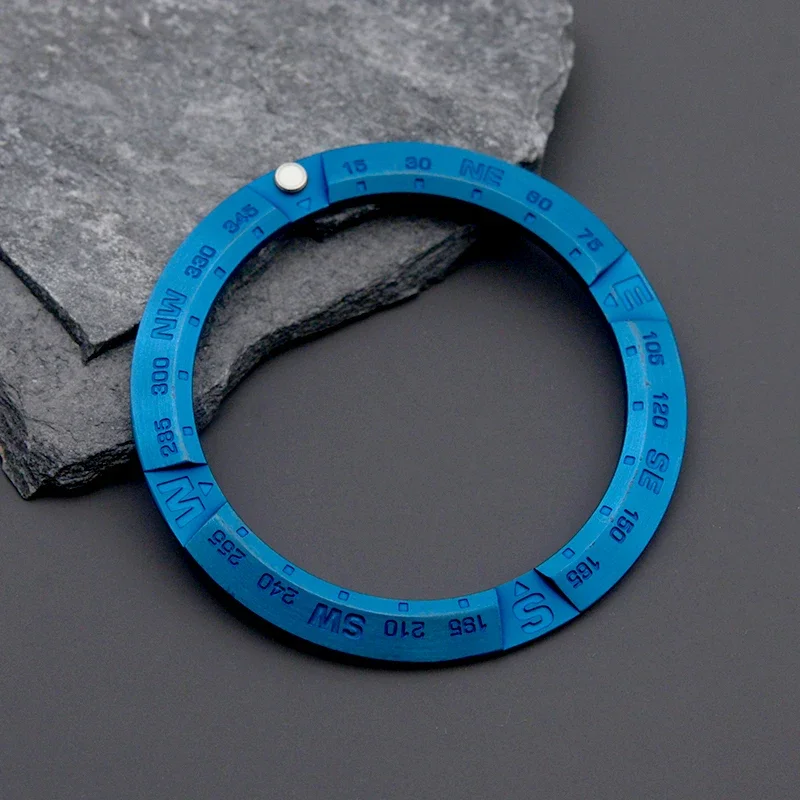 Вставка безеля для часов 41*32 мм нержавеющая сталь 316L подходит Samurai Black Series PROSPEX