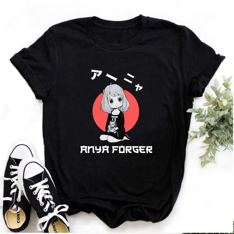 

Футболка Kawaii Spy X Family 3, Повседневная Мягкая футболка унисекс с коротким рукавом, Забавный мультяшный Топ для мужчин и женщин