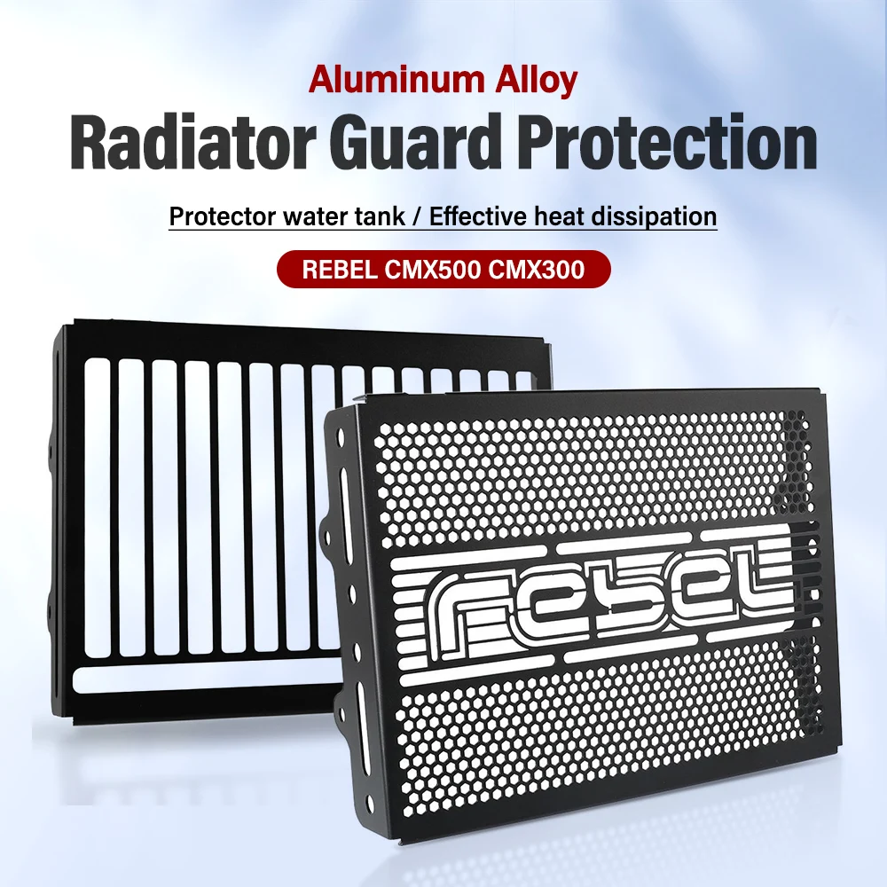 

For Honda REBEL CMX CM 500 300 REBEL CMX500 CMX300 2017 2018 2019 2020 2021 Motorcycle Radiator Grille Guard Cover Accessories