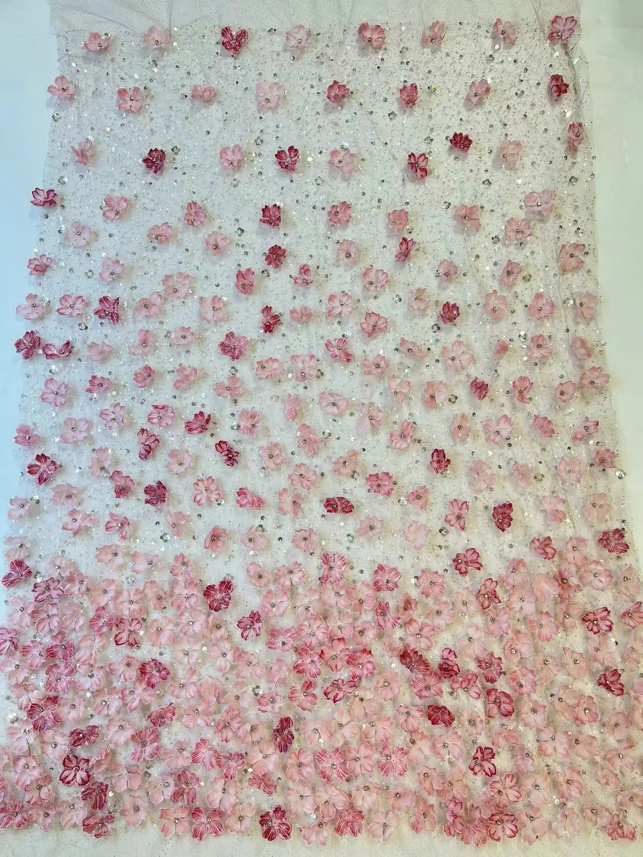 Новинка 2024 высокое качество элегантная мягкая 3D ткань с крупнейшими камнями для