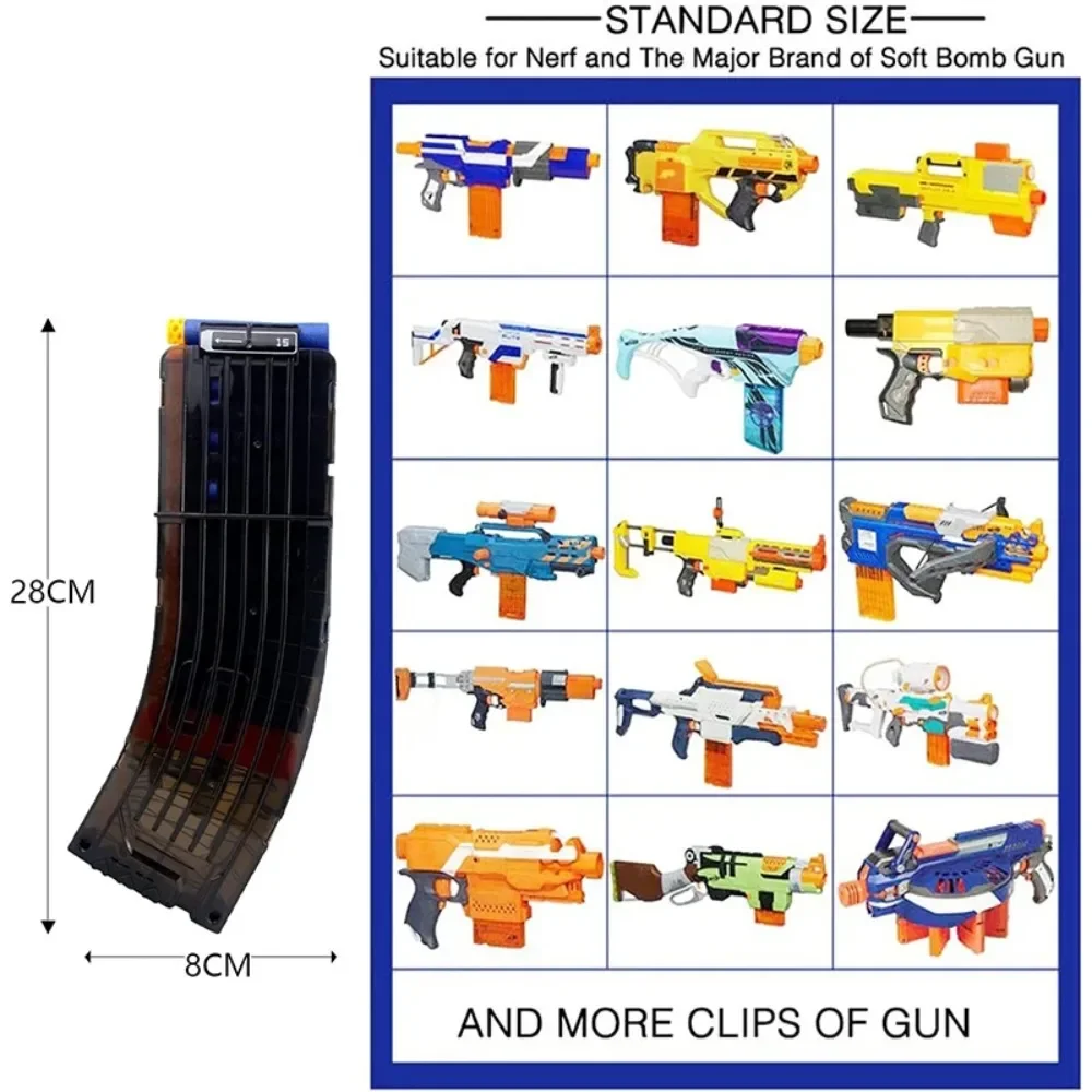 1/3 шт. зажимы для игрушечного пистолета Nerf Elite