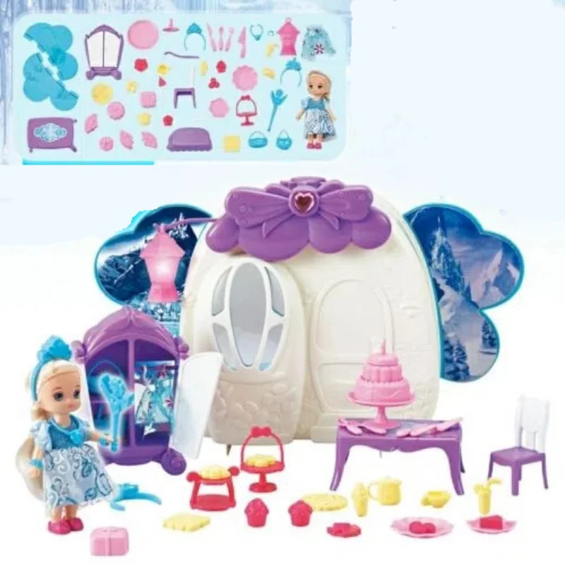 Замок принцессы игровой домик набор игрушек милая кукла подарок на день рождения