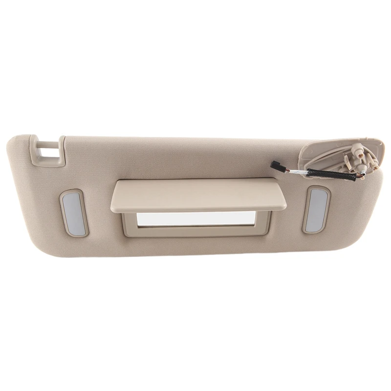 Автомобильный солнцезащитный козырек для Cadillac Chevy Gmc 2007-2014 кремово-белый