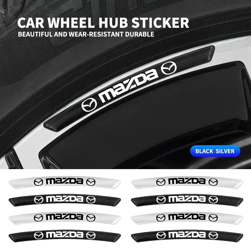 4 шт. наклейки на автомобильные диски наклейка колеса для бровей Mazda Cx5 Cx7 Cx8 Cx9 Cx4 2 6