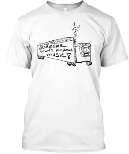 Футболка с длинным или коротким рукавом и музыкой Адриен гилли