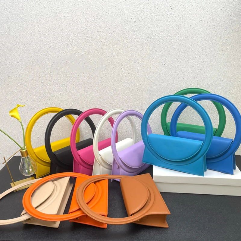 

Women Le Sac Rond Bags Circular Totes Shoulder Bag Axillary Handbag Wrist Crossbody Luxury Designers Clutch Purse