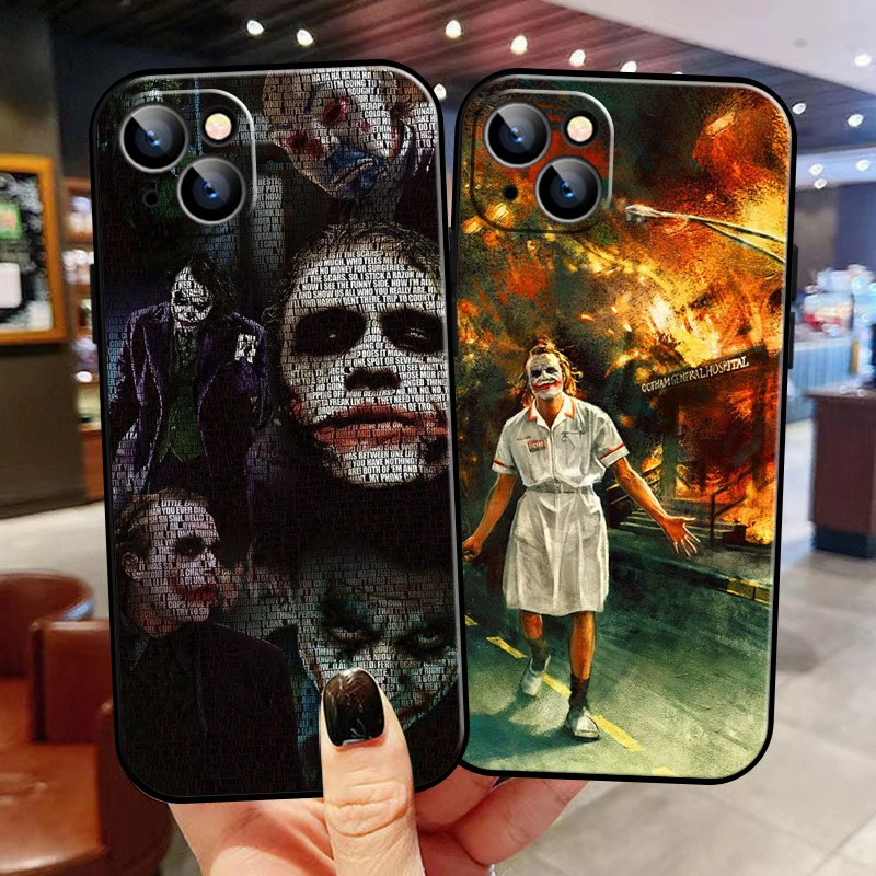 

Funny Joker Clown For Apple iPhone 13 12 11 Pro Mini X XR XS Max SE 5 6 6S 7 8 Plus Phone Case Silicon Cover Coque funda Carcasa