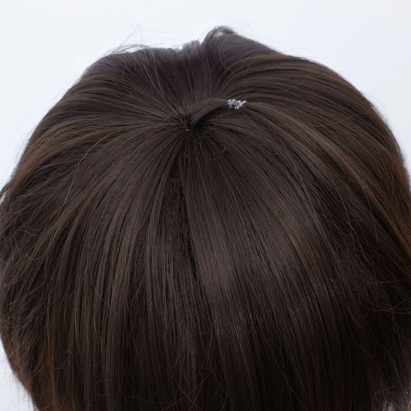 Чжун Ли Косплей Парик Игра Genshin Impact 100 СМ Коричневый Градиент Термостойкий