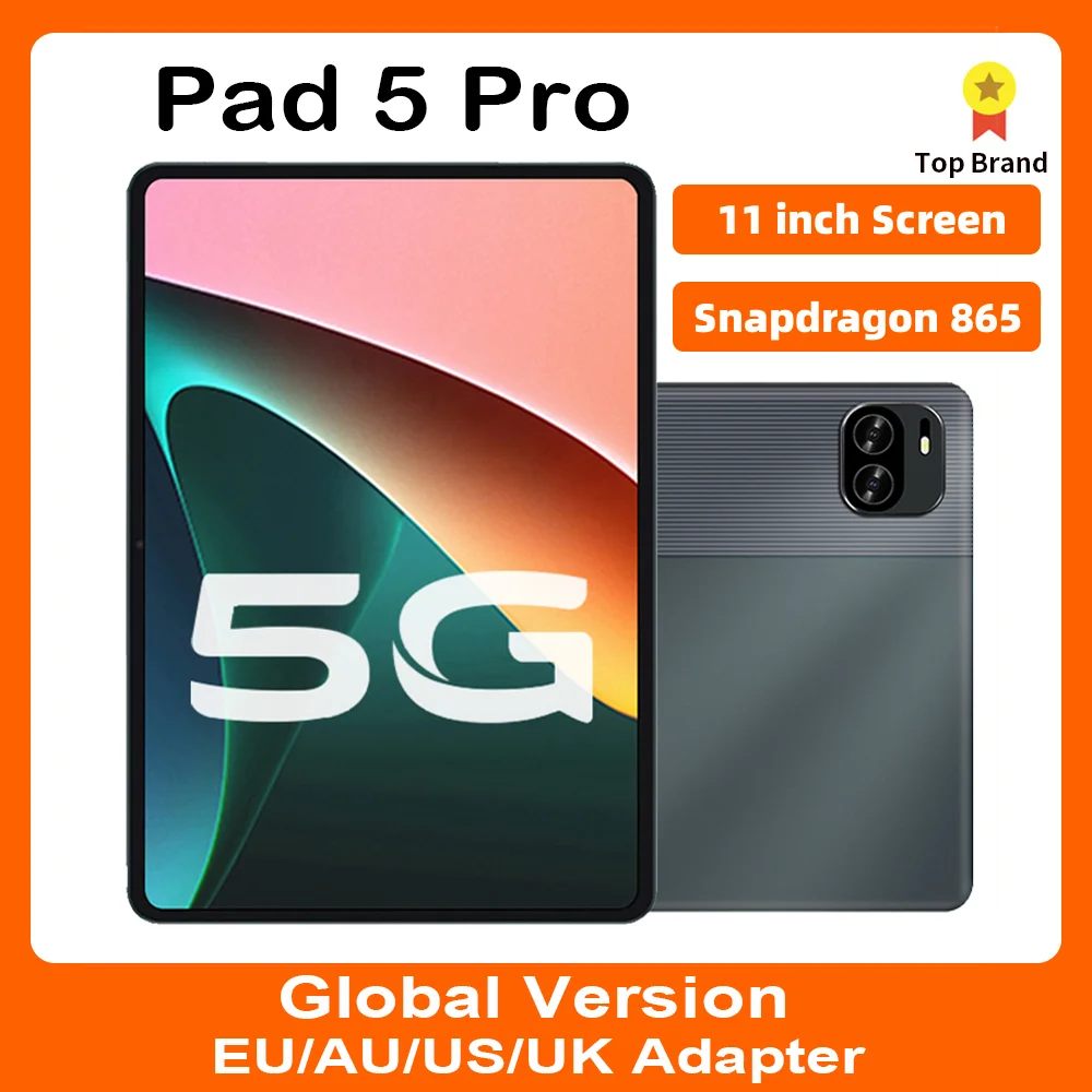 

Планшет Pad 5 Pro, 2023 ГБ, 128 ГБ, 256 ГБ, 11 дюймов, Android 512