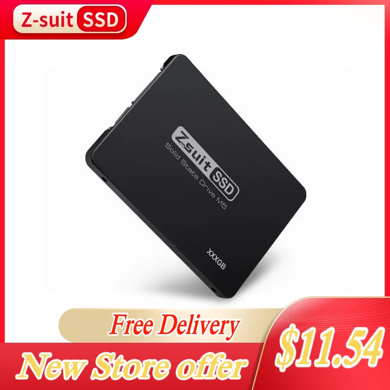 

Z-suit SSD Hard Drive 512G 1T 2T SATA 120G 128G 240G 256G HDD SSD 2.5 Inch Internal Solid State Disk For Laptop Desktop