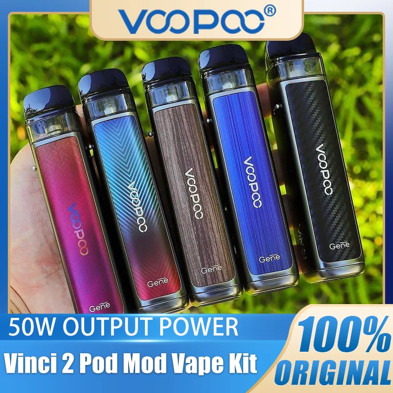 

VOOPOO Original VINCI 2 Pod Mod Vape Kit 50W 6.5ml Pod Cartridge 1500mAh Built-In Battery 0.3ohm 0.8ohm PnP-VM1 TM2 Coil