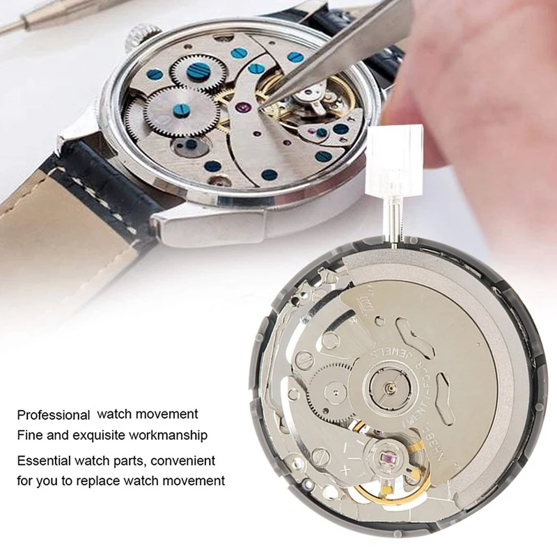 Механизм часов NH38/NH38A + стальной стержень рычаг сцепления высокоточный