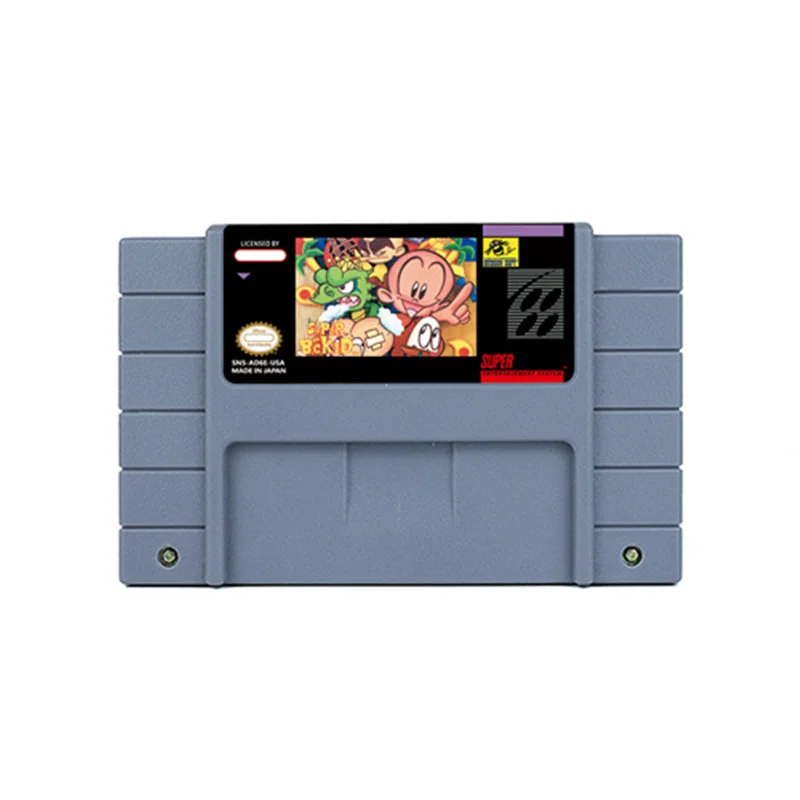 

Super Bonk Action Game for SNES 16 BitRetro Cart Children Gift