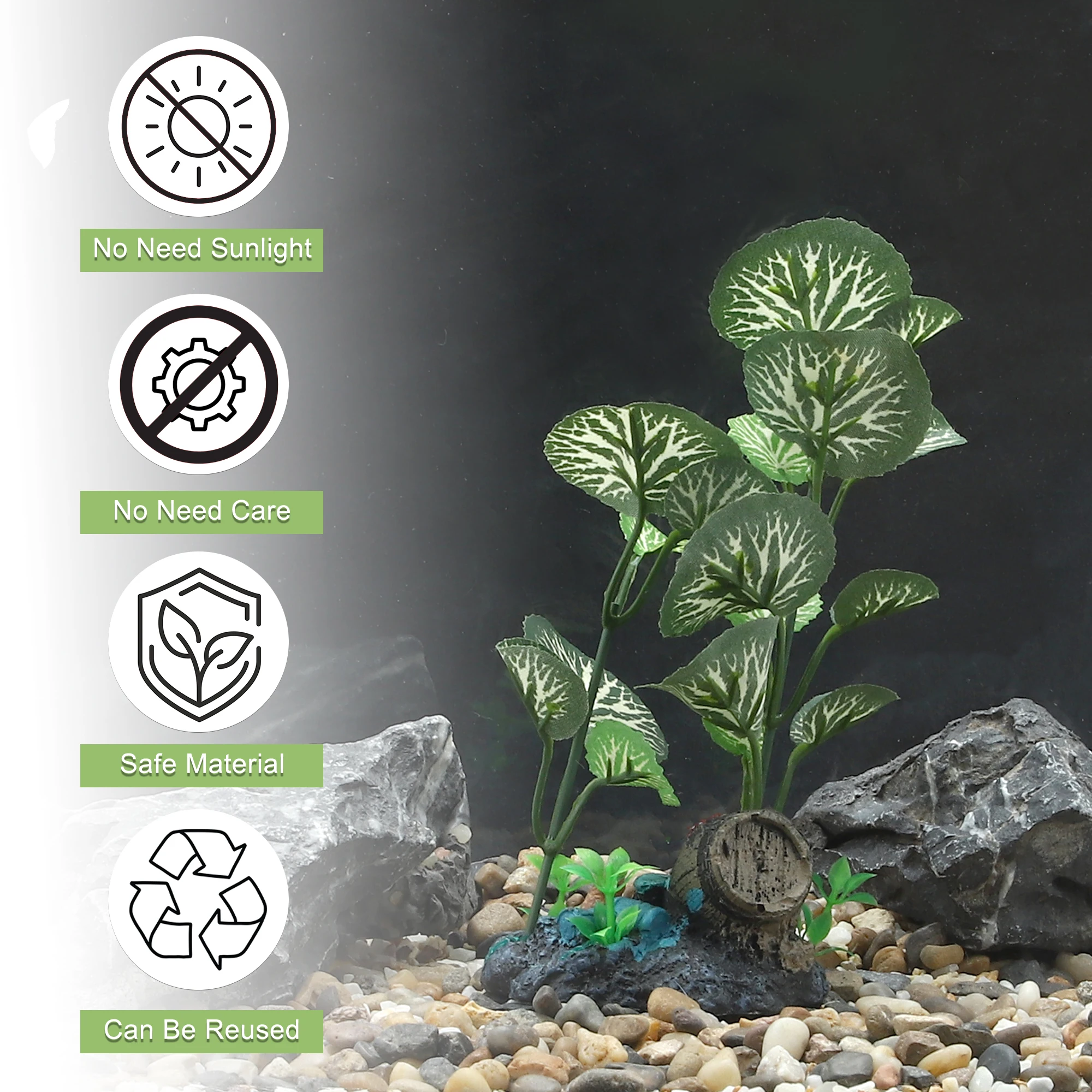 UXCELL аквариум пластиковые растения искусственная трава декоративные рыбы товары