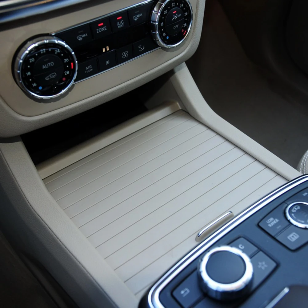 

Держатель стакана центральной консоли, легкая установка, роликовая крышка, индивидуальные автомобильные элементы для Mercedes Benz ML GL GLE Class W166