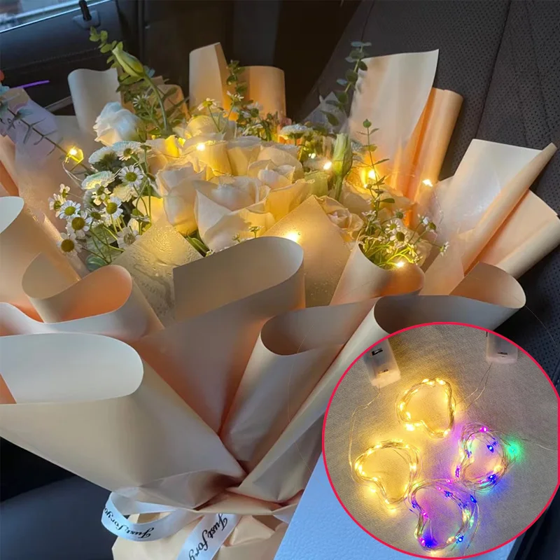 

1/2Meters LED Fairy Lights String Holiday Lamp Firefly Starry Lights for Christmas Tree Wedding Party Supplies Gifts Decoration