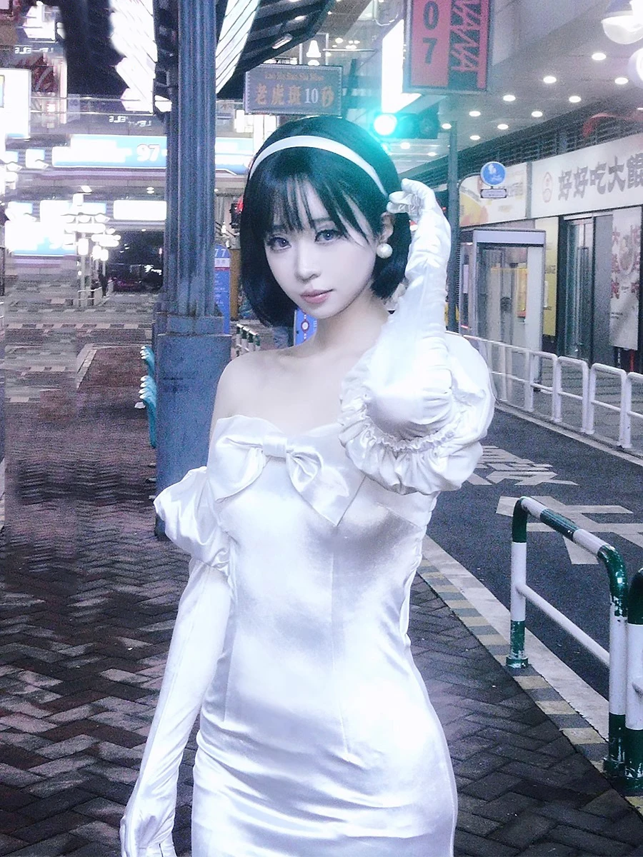 Костюм для косплея аниме &quotинопланетянин&quot женское милое белое платье модная