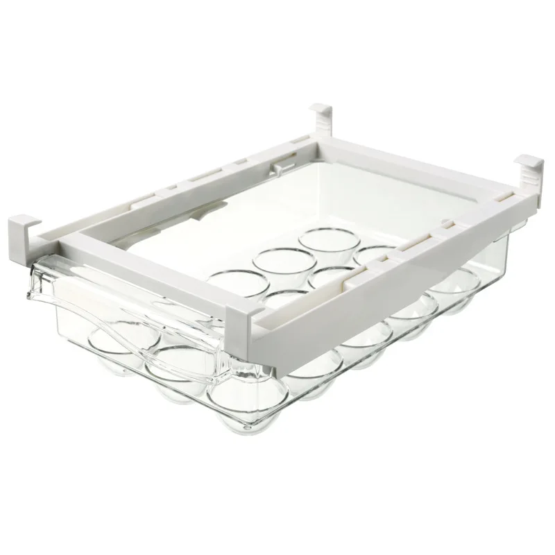 

FOLOBE Household Kitchen Refrigerator Organizer Storage Box Drawer Type Egg Box Fresh-keeping Fruit Storage Containers