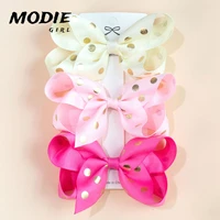 modie girl 3pcsset new fashion childrens bow hair clip women baby cute popular hair accessories headdress 1673