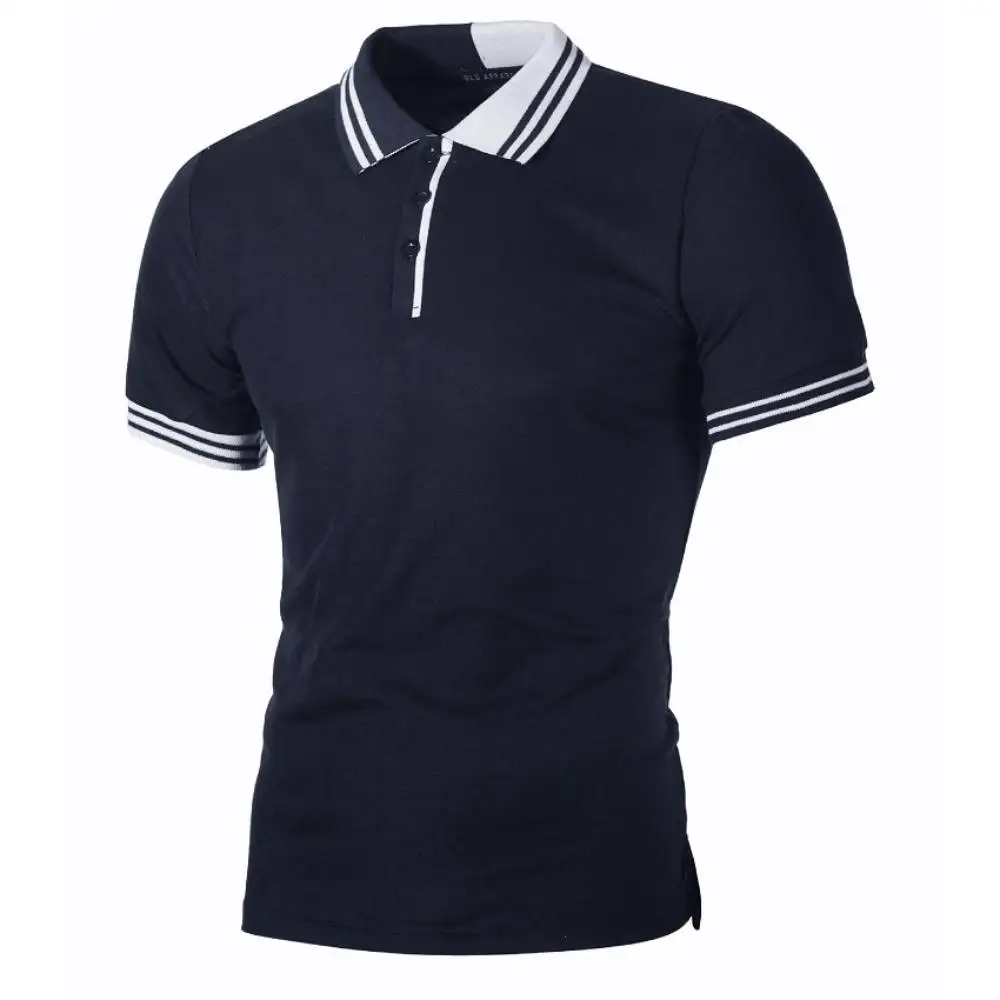 

Man T-shirt Summer Casual Top Polo Shirts Fashion Slim Fit Short Sleeve Social Dress Male Blouse Tees Shirt Para Hombre Clothing