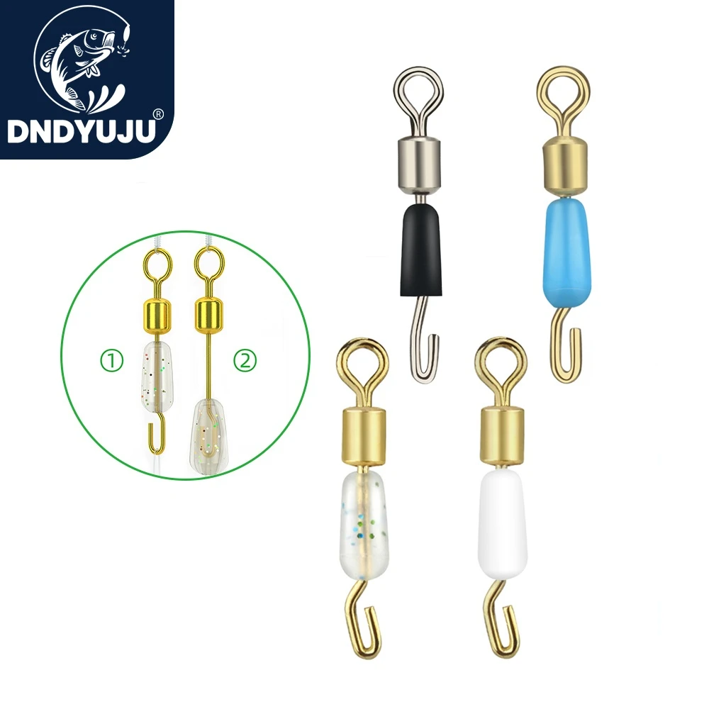 

Рыболовные Вертлюги DNDYUJU, быстросменная защелка с резиновым рукавом, вращающийся Вертлюг, зажим для лески, соединитель, рыболовные аксессуа...