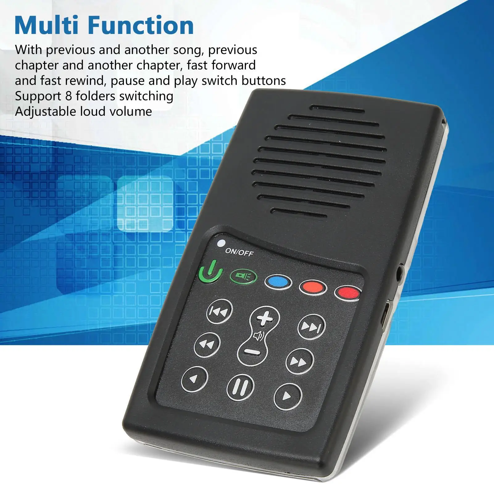 Электронная система на солнечных батареях для чтения Библии с памятью 8