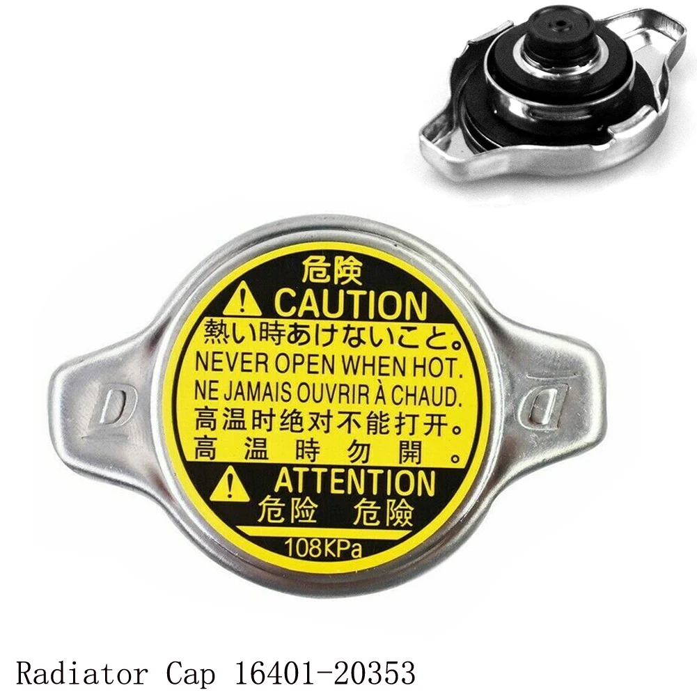 

1pc Car Radiator Cap Metal Radiator Cap Cover Power Performance Oil Cap 16401-20353 For Toyota For Corolla For Lexus RX300 RX330