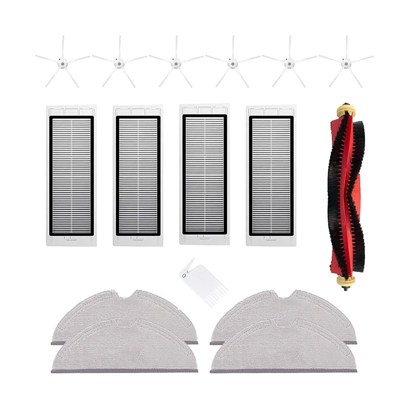 

Filter Brush Wiping Cloth Accessories Set For Xiaomi Roborock E5E4 S5 Max S6 Pure S6 Maxrobot Vacuum Cleaner Spare Parts