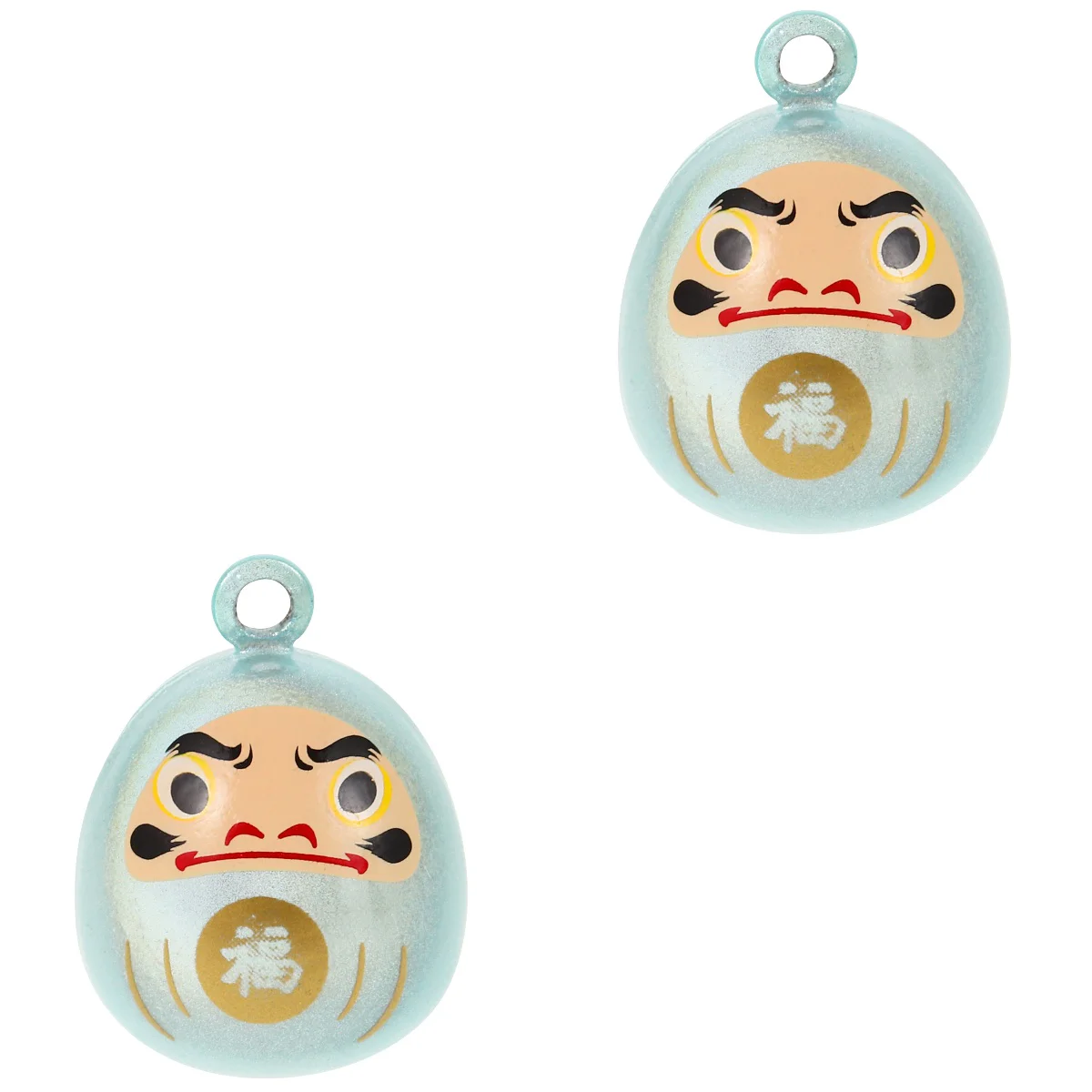 2 упаковки японских колокольчиков Daruma Mini Jingle Bodhidharma брелок-подвески медь для